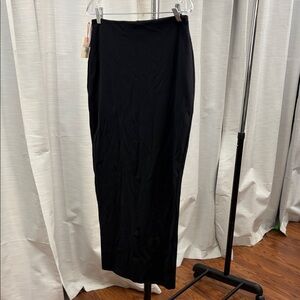 NWT stretchy OPEN EDIT Black Maxi Skirt